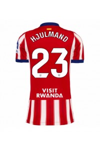 Atletico Madrid Morten Hjulmand #23 Jalkapallovaatteet Naisten Kotipaita 2026-27 Lyhythihainen